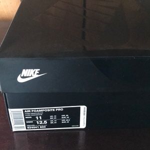 nike foamposite box